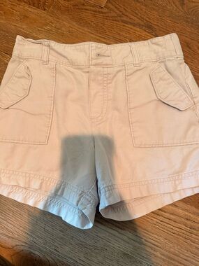 abercrombie kids khaki Utility Pocket Shorts